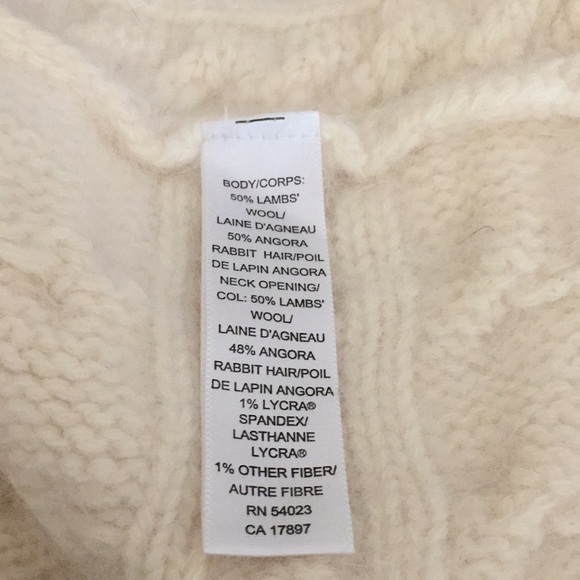 - Banana Republic poncho 100% angora sizes xs - Picture 5 of 6